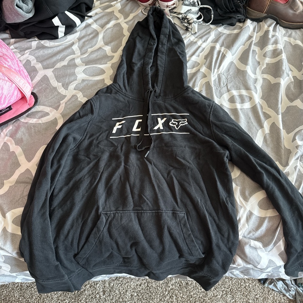 Fox Charcoal Hoodie